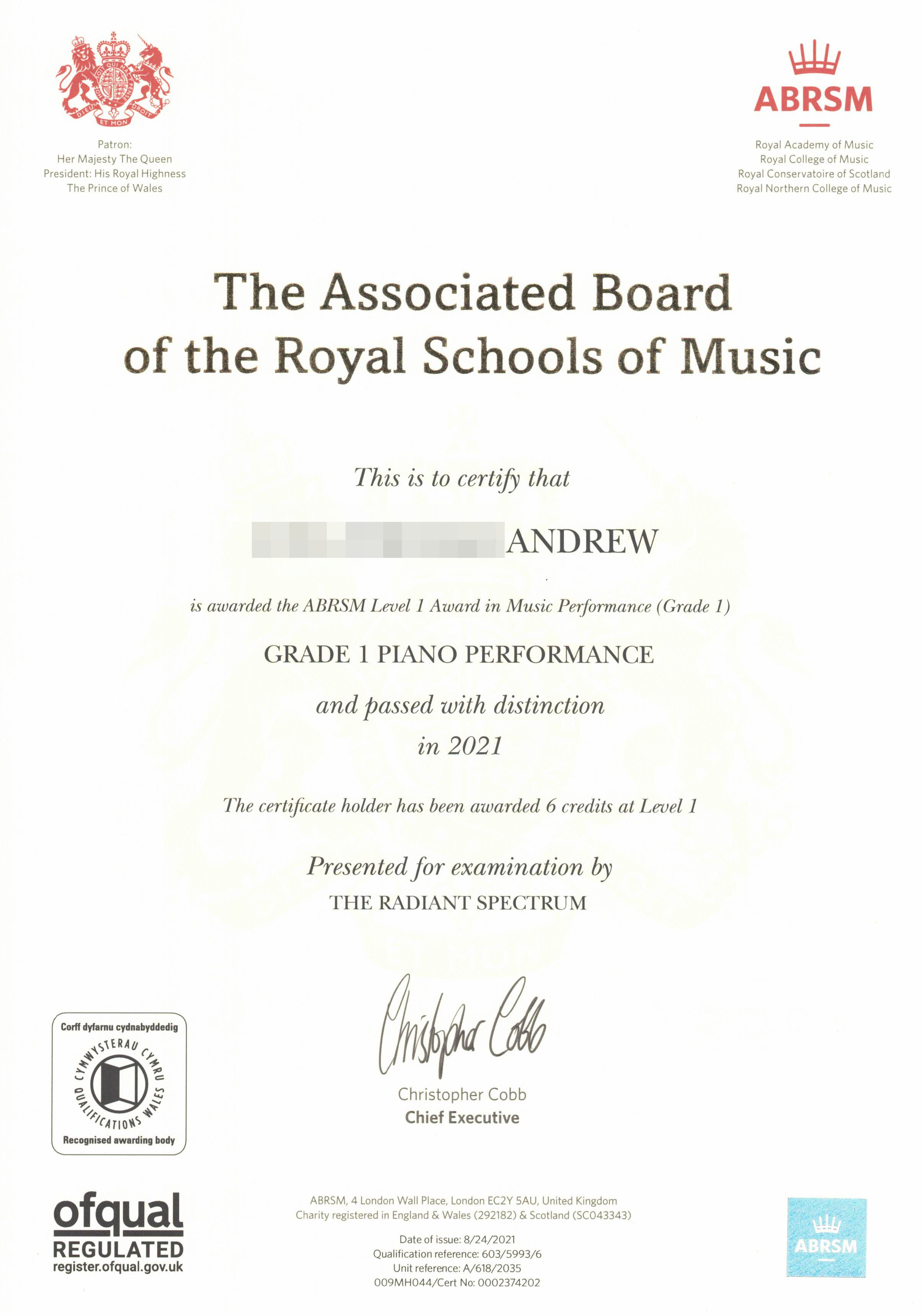 ABRSM Piano And Theory Exams - The Radiant Spectrum